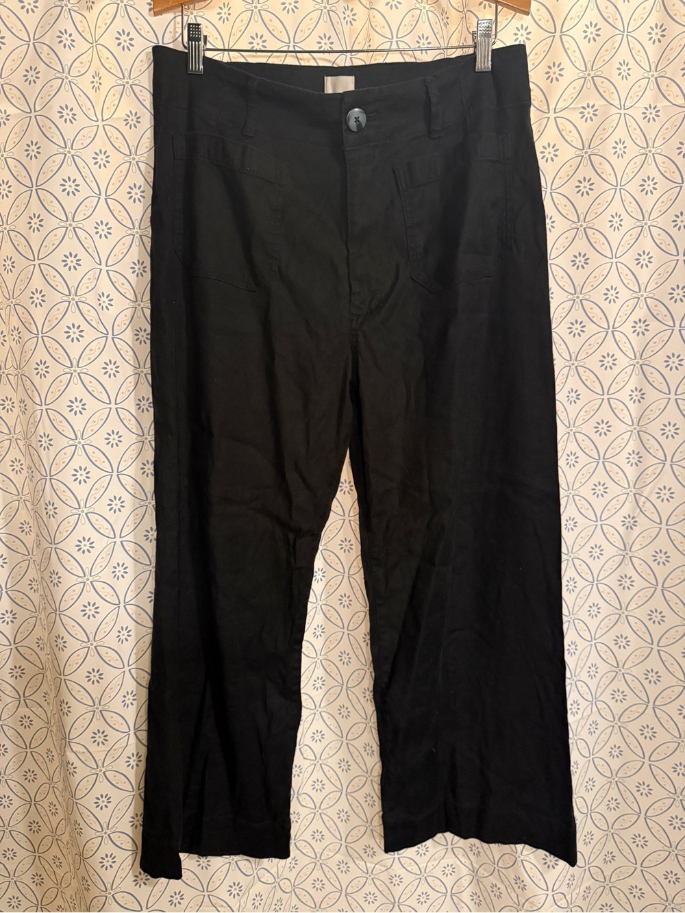 Anthropologie Meave Collette aBlack Straight-Leg Pants